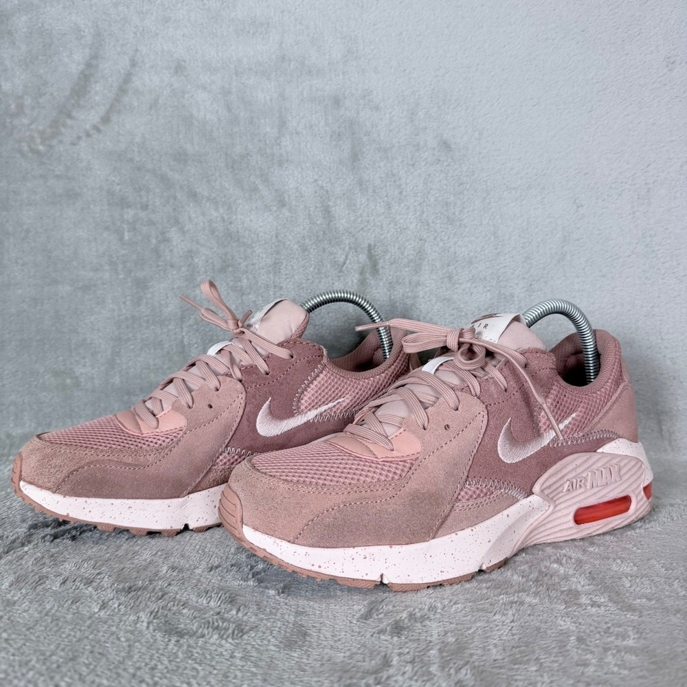 Nike Air Max Excee Women Size 9 Pink Oxford Rose Whisper Suede Sneaker Shoe - Picture 6 of 9
